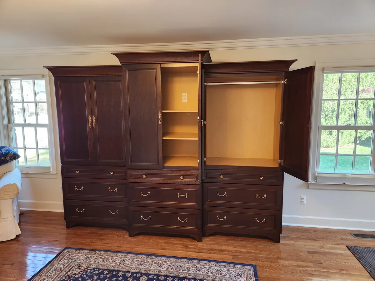 Custom built-in cabinetry and trim carpentry